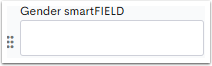 An example Gender smartFIELD.